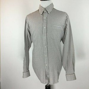 Bobby Jones Collection Men's XL Red Green White Long Sleeve Button Shirt